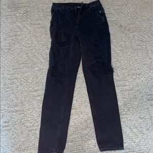 AE Black Ripped Jeans